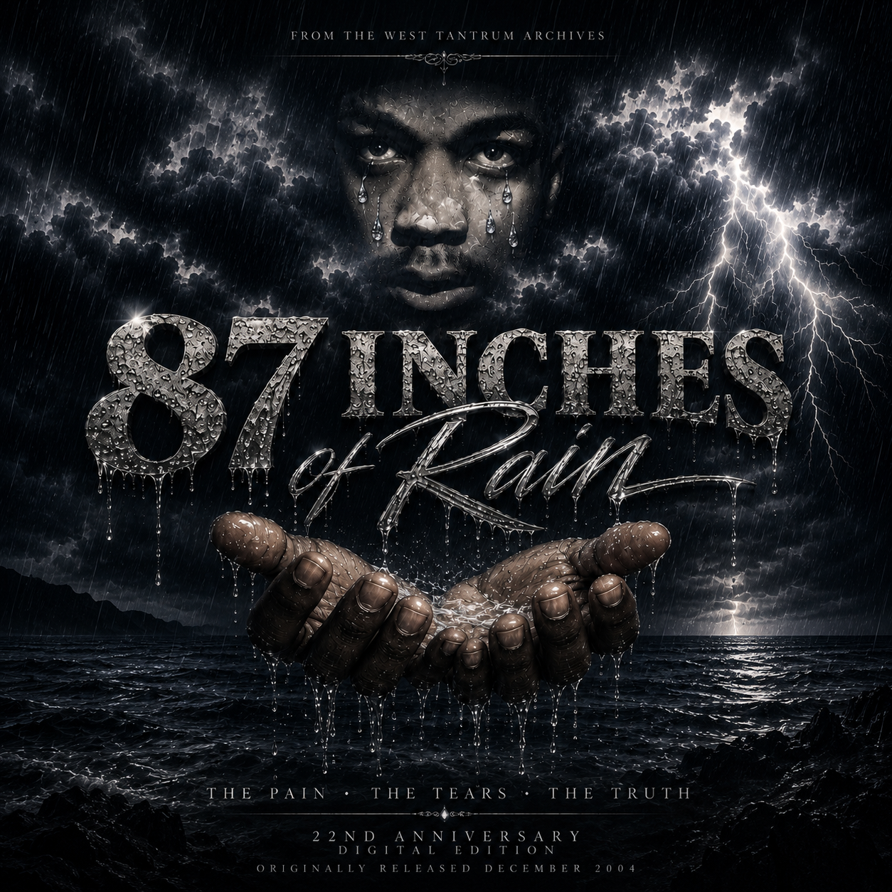 87 Inches of Rain — original 2004 album cover by Tantrum